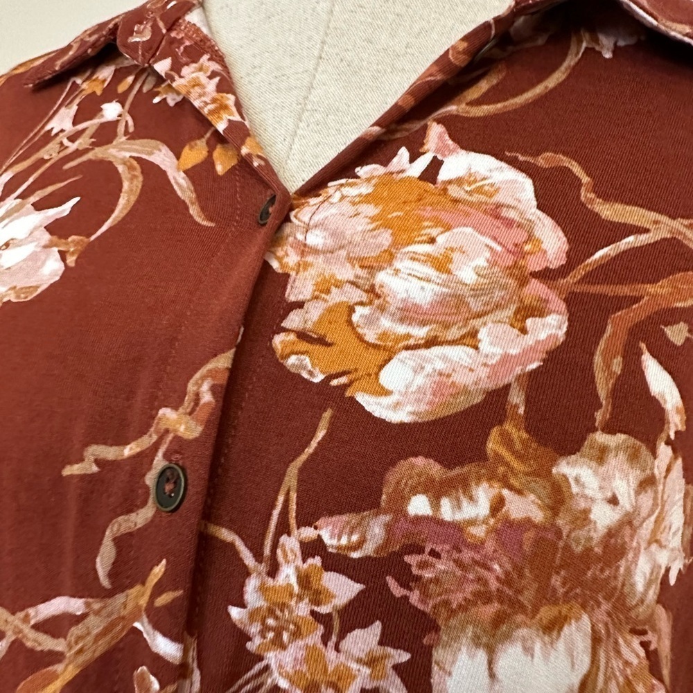 New Directions High Low Button Front Tunic - image 5